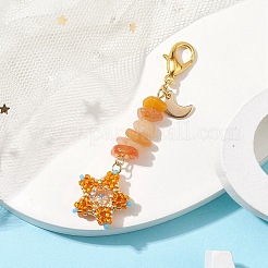 Décorations de pendentif de graine de toho&nbsp;HJEW-MZ00039-03
