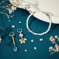 24 шт. 6 стиля латунные распорные бусины для стоек&nbsp;KK-PH0006-67