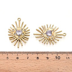 Подвески из нержавеющей стали 304 с микропаве из кубического циркония&nbsp;STAS-N109-167G