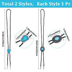 2 шт. 2 стиля&nbsp;NJEW-GF0001-18