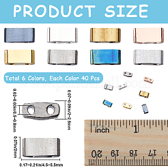 320шт 8 цвета стеклянный бисер SEED-CN0001-34