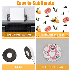 10шт акриловые большие подвески OACR-DC0001-23A