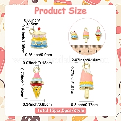 15 pz 3 stili in lega di ciondoli in smalto&nbsp;FIND-YW0012-27