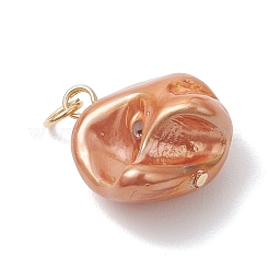 Подвески из окрашенного натурального жемчуга кеши&nbsp;PALLOY-JF04837