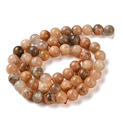 Натуральный Sunstone бисер пряди&nbsp;G-C268-B05-02