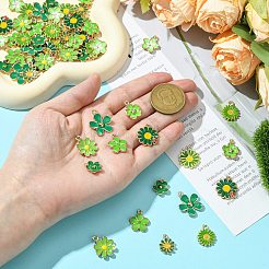 60 шт. 10 стиля подвески из эмалевого сплава золотистого тона&nbsp;FIND-CJ0003-48