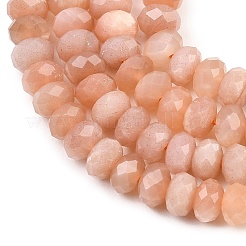 Натуральный Sunstone бисер пряди&nbsp;G-C259-A39-5x8mm