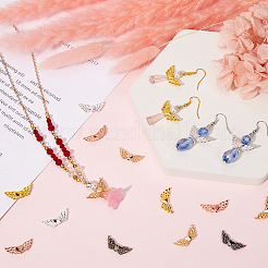 120 шт. 6-х цветные бусины из цинкового сплава FIND-SC0011-82