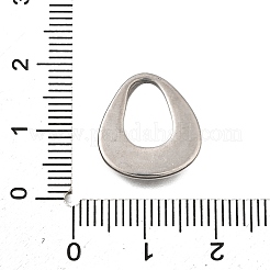 Ciondoli in acciaio inox 304&nbsp;STAS-Q362-02B-P