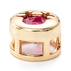 Настоящие 18-каратные позолоченные многожильные звенья из латуни с инкрустацией из кубического циркония KK-A154-01G-F