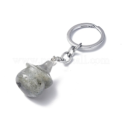 Porte-clés en labradorite naturelle&nbsp;KEYC-P011-04P-09