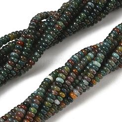 Cuentas de ágata natural india hebras&nbsp;G-N0173-04-2x4mm