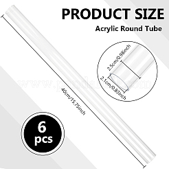 Acryl-Rundrohr&nbsp;DIY-WH0899-672B