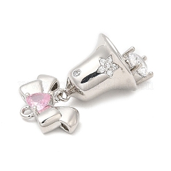 Подвески из кубического циркония с покрытием из латуни KK-R150-03P