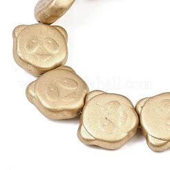 Чешские прессованные стеклянные бусины GLAA-I061-34