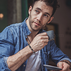 10 шт. европейские бусины из нержавеющей стали 304 STAS-UN0050-29