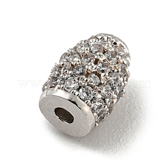 Perline zirconi micro pave  in ottone&nbsp;KK-G493-25C-P