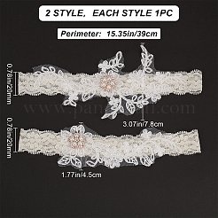 Кружевные эластичные подвязки невесты OCOR-WH0020-08