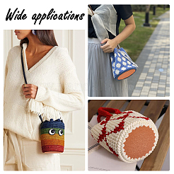 10 шт. 5-х стилистическая плоская круглая фетровая ткань&nbsp;DIY-PH0009-24D