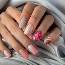 Plantillas de arte de uñas diy de acero inoxidable&nbsp;MRMJ-WH0092-121
