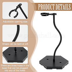 Пластиковые подставки для минифигурок с регулируемым кронштейном из змеиной кости&nbsp;ODIS-WH0070-75A