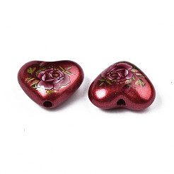 Непрозрачные акриловые бусины SACR-S305-28-C03