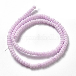 Матовые фарфоровые бусины ручной работы PORC-E017-01H