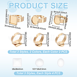 Kit fai da te per realizzare anelli regolabili&nbsp;DIY-UN0007-83