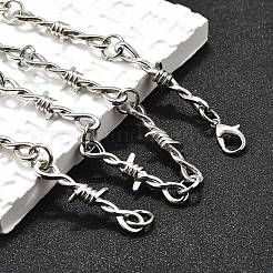 Ожерелья из колючей проволоки NJEW-R254-01B-P