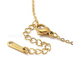 Ожерелье с подвеской из розового кубического циркония&nbsp;LS-NJEW-H161-01B