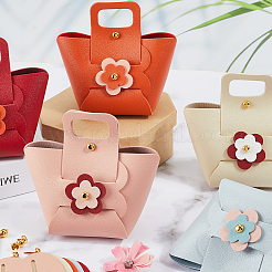 10 комплект из 5-х цветных сумок из искусственной кожи&nbsp;PURS-CL0001-03