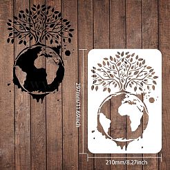 Wiederverwendbare Zeichenschablonen aus Kunststoff&nbsp;DIY-WH0202-252