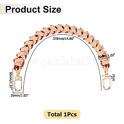 Ручки для сумок из микрофибры и кожи&nbsp;PURS-WH0008-08B