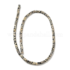 Natur Dalmatiner Jaspis Perlen Stränge&nbsp;G-B091-A19-01