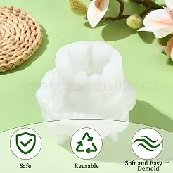 1 Stück Silikonformen für Rosenstrauß-Aromatherapiekerzen zum Valentinstag&nbsp;ST-CJ0043-034