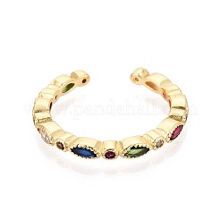 Манжеты из латуни с микро паве кубический цирконий для женщин&nbsp;LS-KK-T071-68G