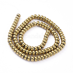 Немагнитные синтетический гематит бисер пряди G-G826-02G-6mm