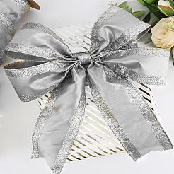 5 ярд блестящей полиэстеровой проволочной ленты с блестками&nbsp;OCOR-LP0003-22A