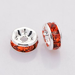 Perline distanziatori strass in ottone&nbsp;RB-A014-Z7mm-20S-NF