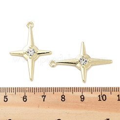 Strassanhänger aus Legierung mit Gestellbeschichtung&nbsp;PALLOY-F311-05G