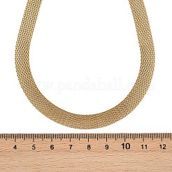 Женские ожерелья-цепочки из нержавеющей стали 304 толщиной 8 мм NJEW-G179-05G