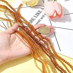 Стеклянные бусины с гальваническим покрытием  EGLA-FS0001-42C