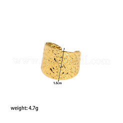 Регулируемые широкие текстурированные манжеты из нержавеющей стали 304 со складками для женщин&nbsp;GM6773