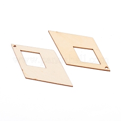 Из натурального дерева большие кулоны DIY-WH0166-32C