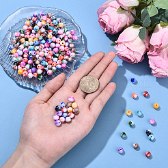 300 шт. Непрозрачные акриловые бусины&nbsp;SACR-YW0001-89A