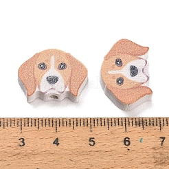 Perles en bois imprimées&nbsp;WOOD-D289-01F