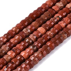 Rosso naturale perline di diaspro fili&nbsp;G-Q606-46A-11