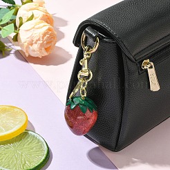 Брелок из смолы с кольцом из цинкового сплава для брелка&nbsp;KEYC-CJC0003-05B-G