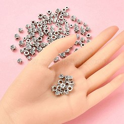 Сплавочные овальные бусины тибетского стиля &nbsp;TIBEB-YW0001-17A