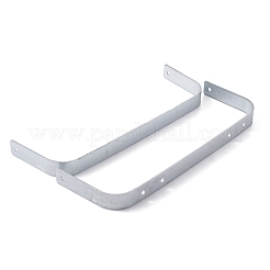 Eisen Geldbörse Rahmen Griff für Tasche Näh-Handwerks maßgeschneiderte Kanalisation&nbsp;FIND-WH0105-81P-02